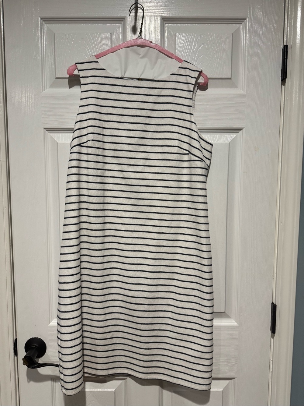 Sail to Sable classic sleeveless striped shift dress
